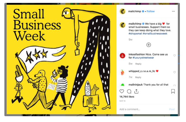 Social Media Marketing: MailChimp, Instagram